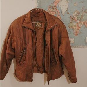 Vintage Adventure Bound 100% leather jacket